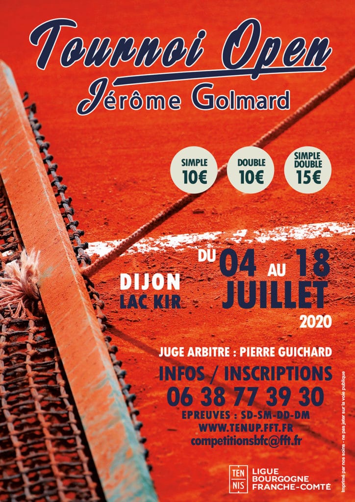 Tournoi Open Seniors Jerome Golmard 2020