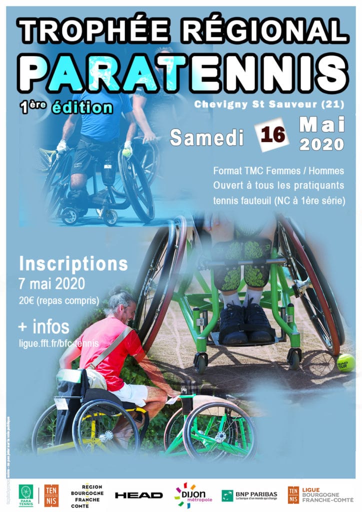 Trophée Régional Para tennis 2020 : Ligue Bourgogne-Franche-Comté de Tennis