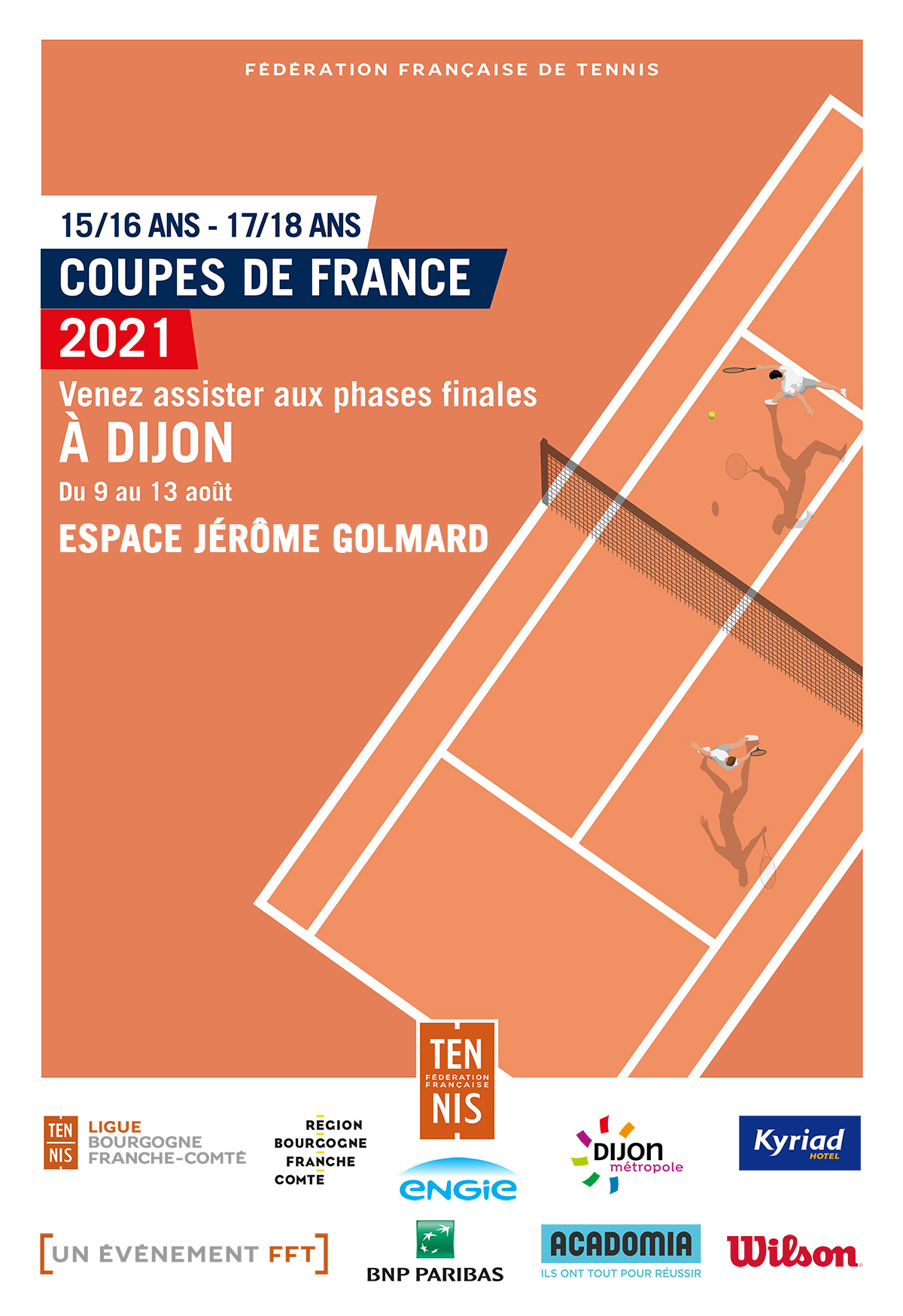 Coupe de France 15/16 et 17/18 ans : Ligue BFC de Tennis