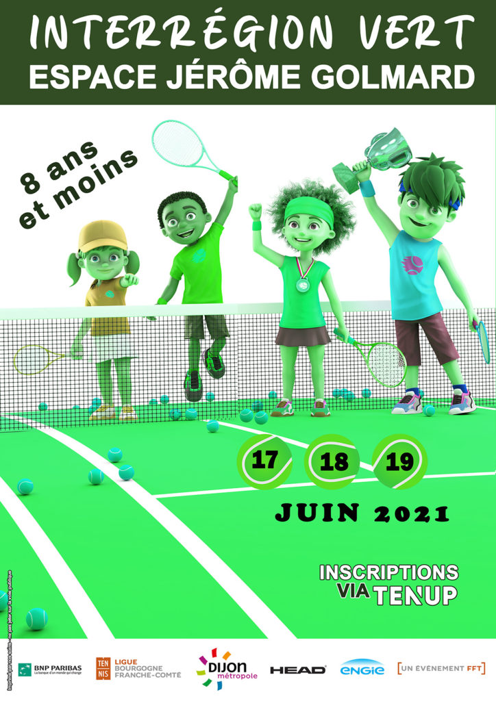 Interregion Vert 2021 Ligue Bourgogne-Franche-Comté de Tennis