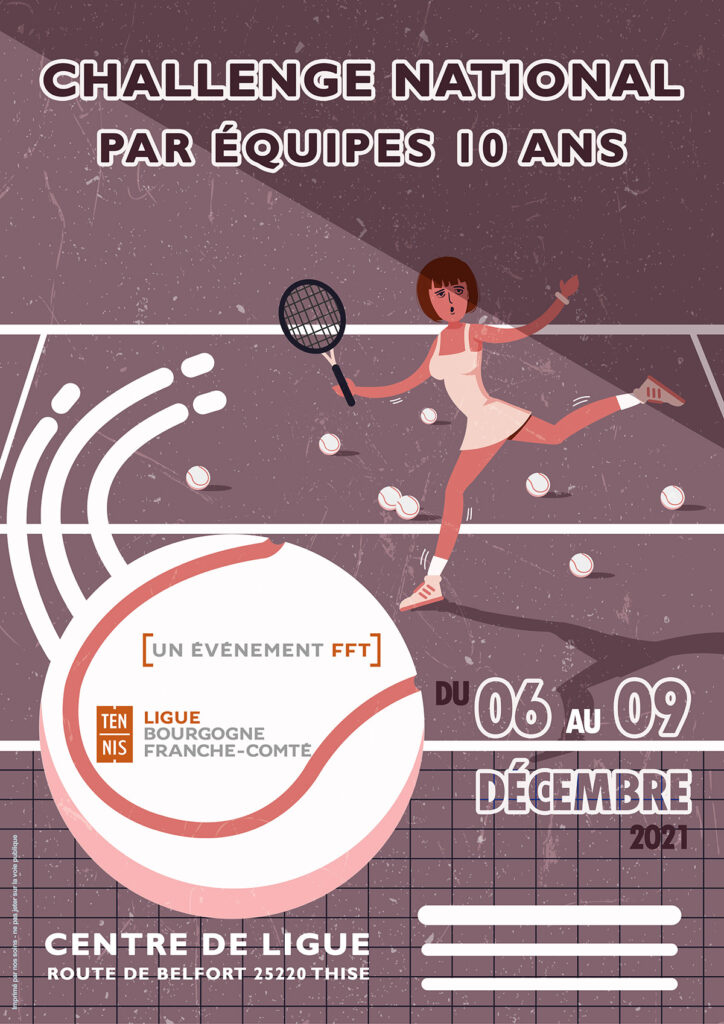 Challenge National 10 Ans 2021 : Ligue BFC de Tennis