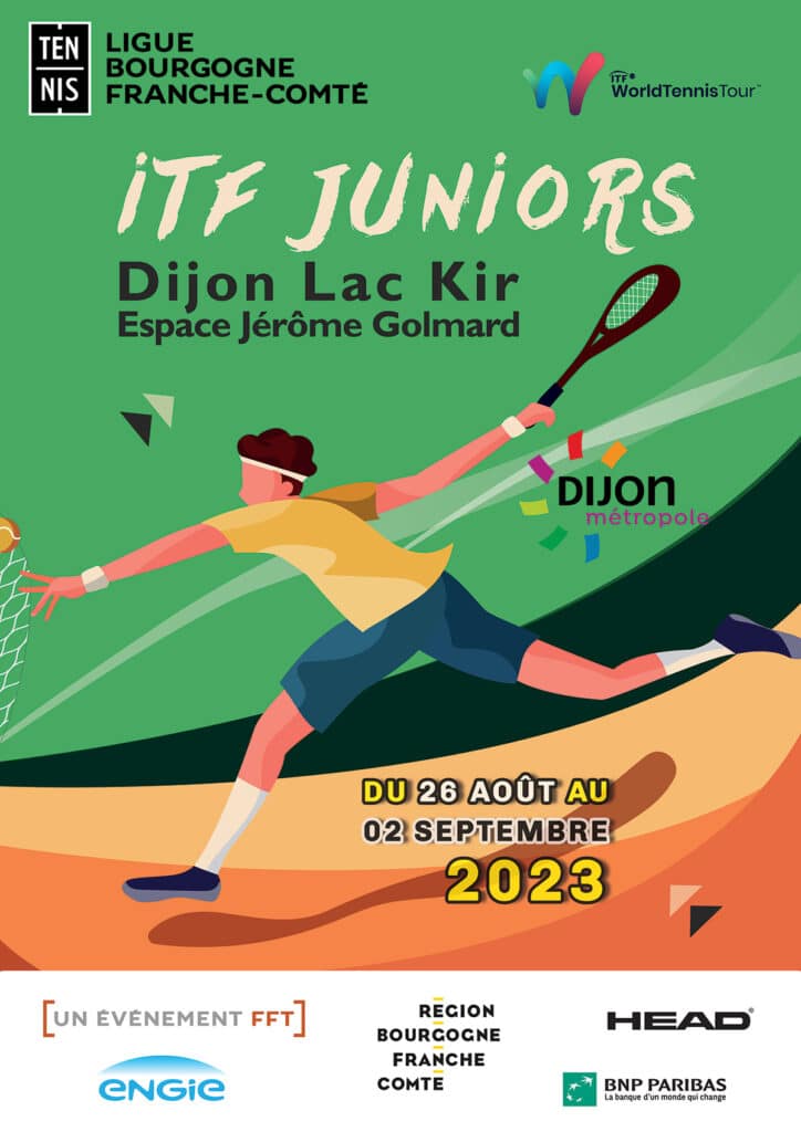 Affiche ITF Juniors 2023 : Ligue Bourgogne-Franche-Comté de Tennis