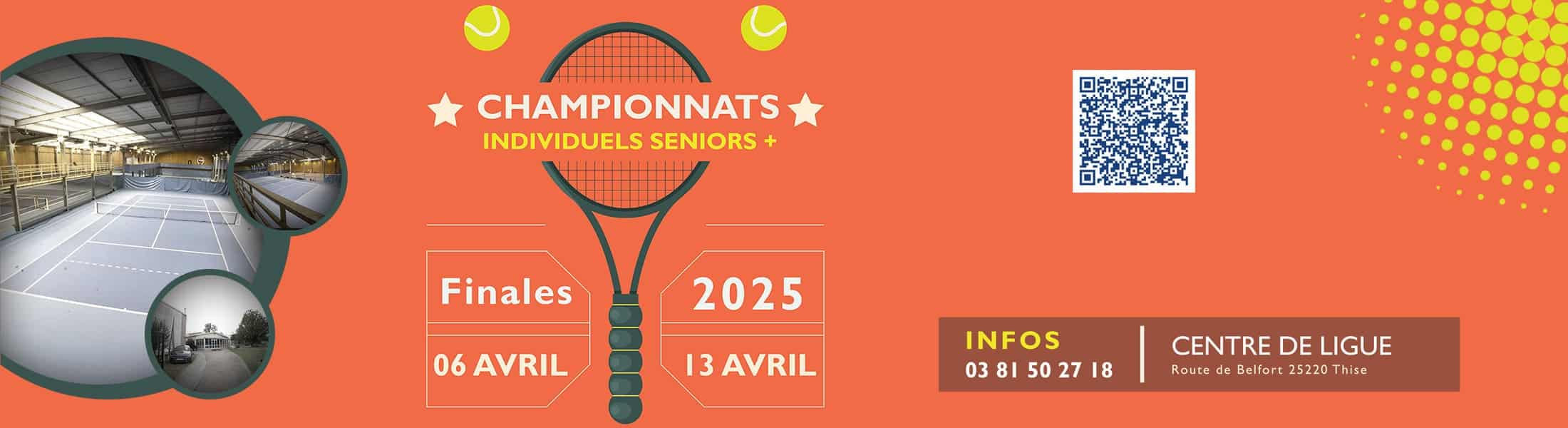 Championnat individuel seniors plus : Ligue BFC de Tennis