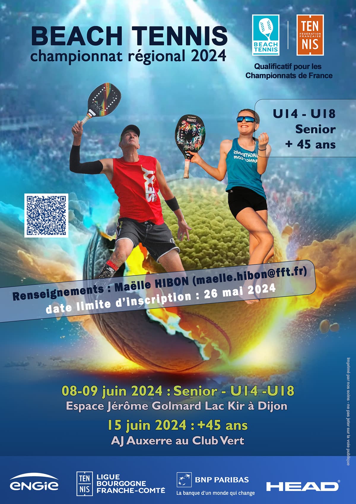 Championnat régional de Beach Tennis 2024 : Ligue BFC de Tennis