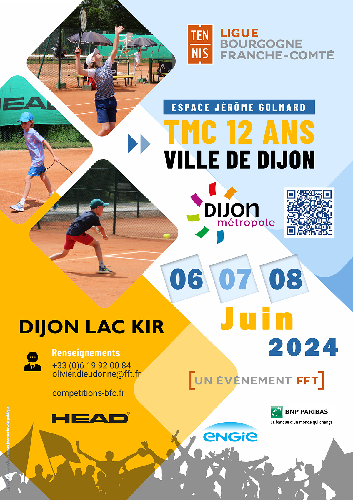MC 12 ans 2024 de la Ville de Dijon : Ligue BFC de Tennis