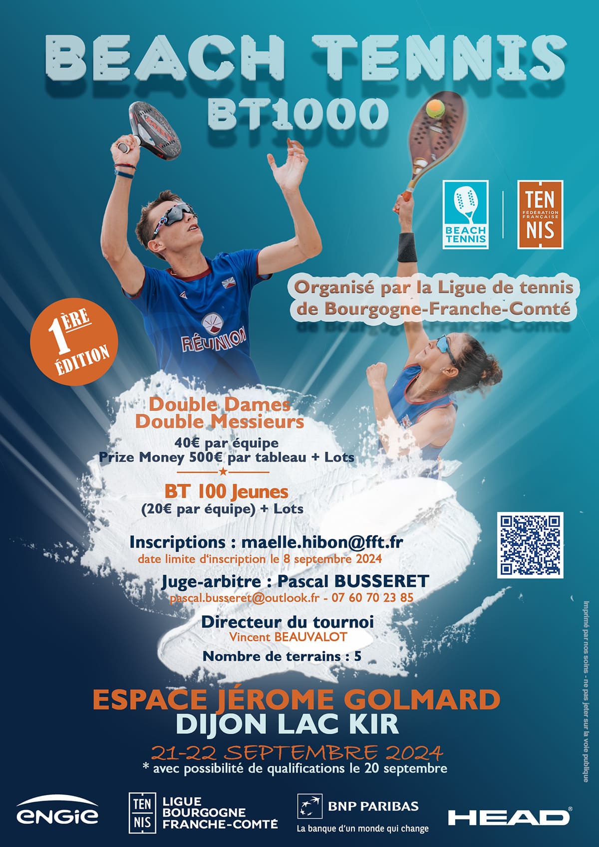 BT 1000 : Ligue Bourgogne-Franche-Comté de Tennis