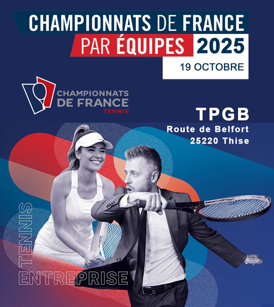 Championnats de France par équipes de Tennis Entreprise 2024 organisés par la Ligue BFC de Tennis