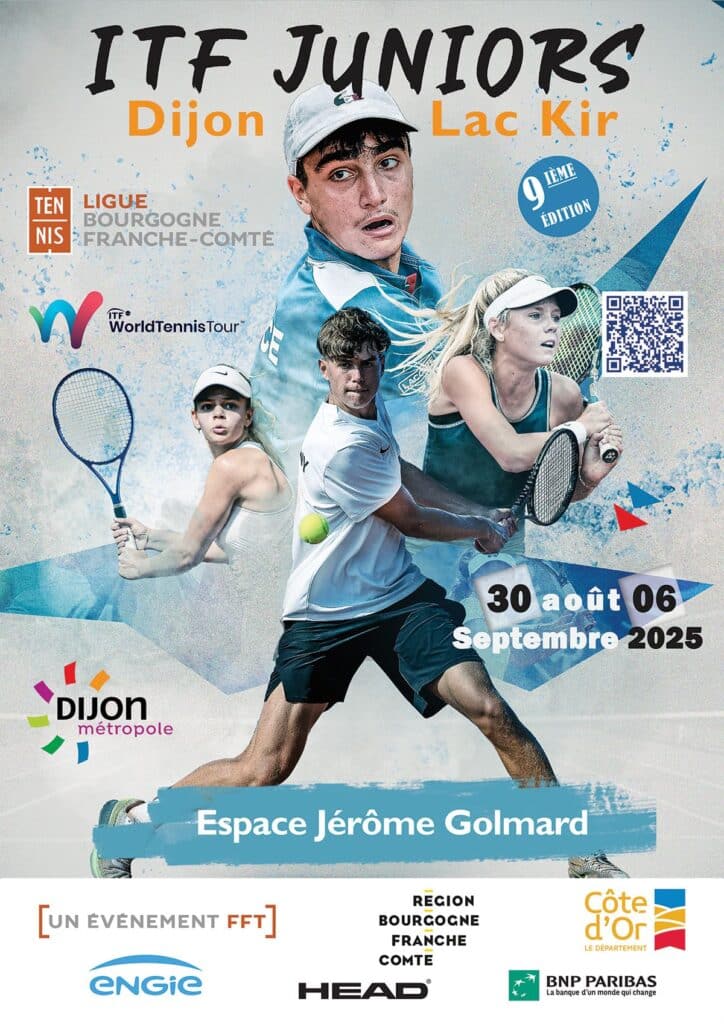 Affiche ITF Juniors 2025 : Ligue Bourgogne-Franche-Comté de Tennis