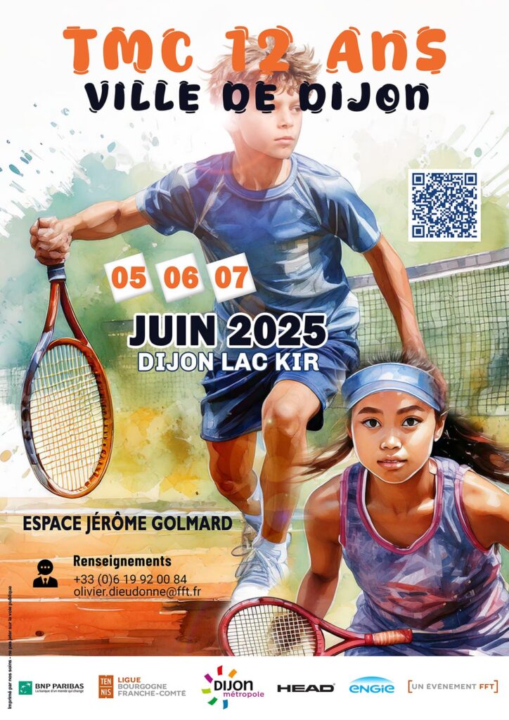 TMC 12 ans 2025 de la Ville de Dijon : Ligue BFC de Tennis