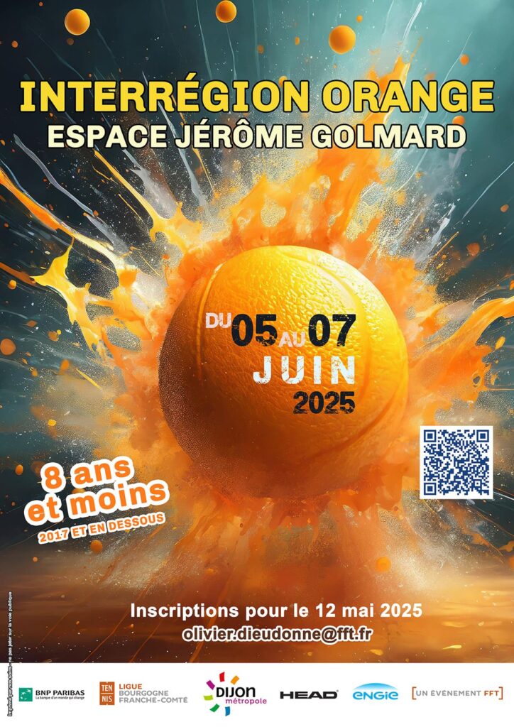 Interrégion Orange 2025 : Ligue Bourgogne-Franche-Comté de Tennis