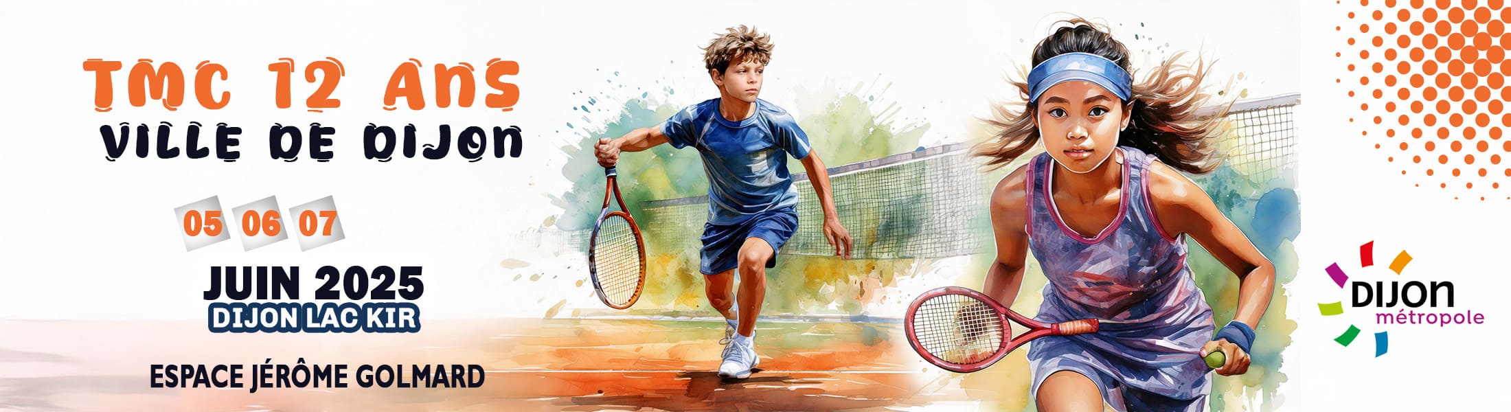 TMC 12 ans 2025 de la Ville de Dijon : Ligue BFC de Tennis