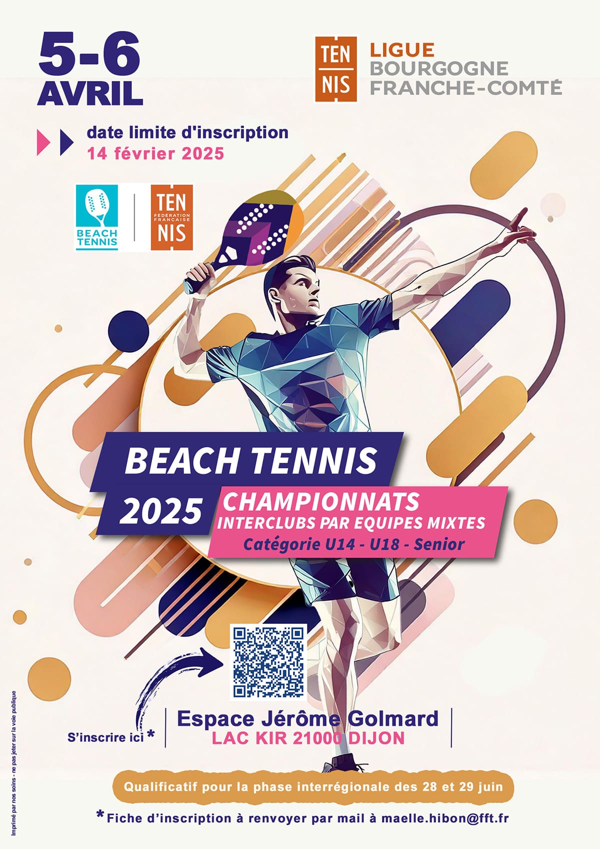 Championnat par équipes de Beach Tennis 2025 : Ligue BFC de Tennis