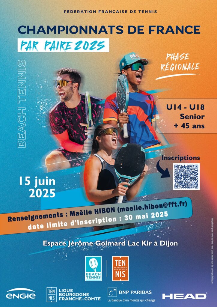 Championnat par équipes de Beach Tennis 2025 : Ligue BFC de Tennis