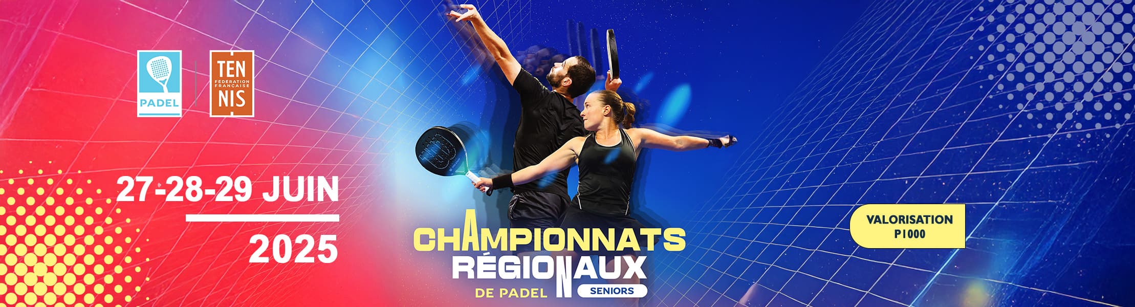 Finales régionales de Padel seniors 2025 : Ligue Bourgogne Franche-Comté de Tennis