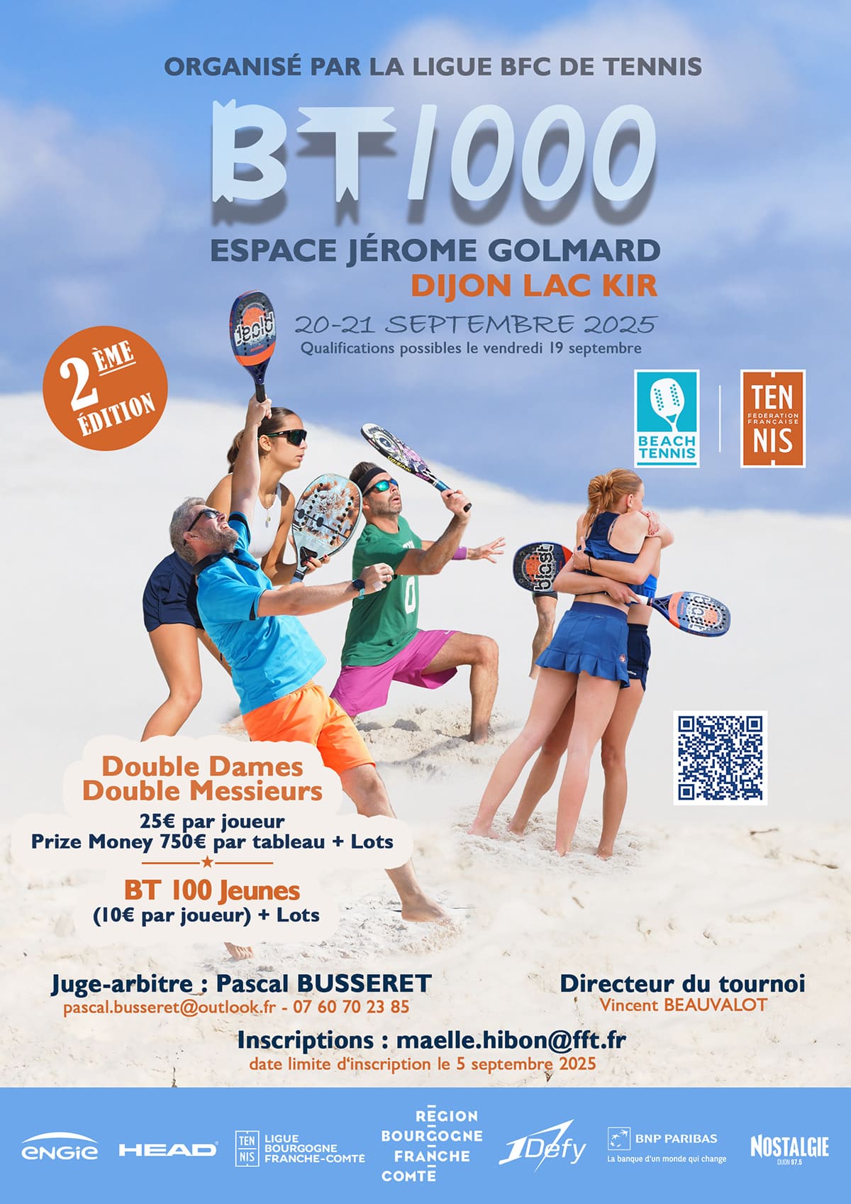 BT 1000 : Ligue Bourgogne-Franche-Comté de Tennis