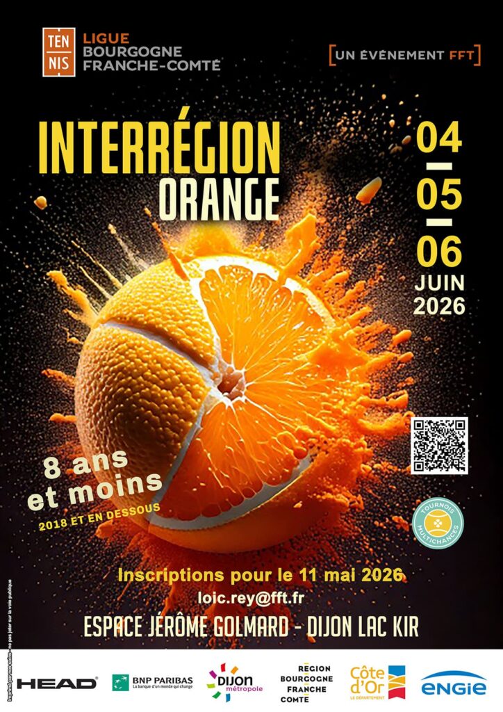 Interrégion Orange 2026 : Ligue Bourgogne-Franche-Comté de Tennis
