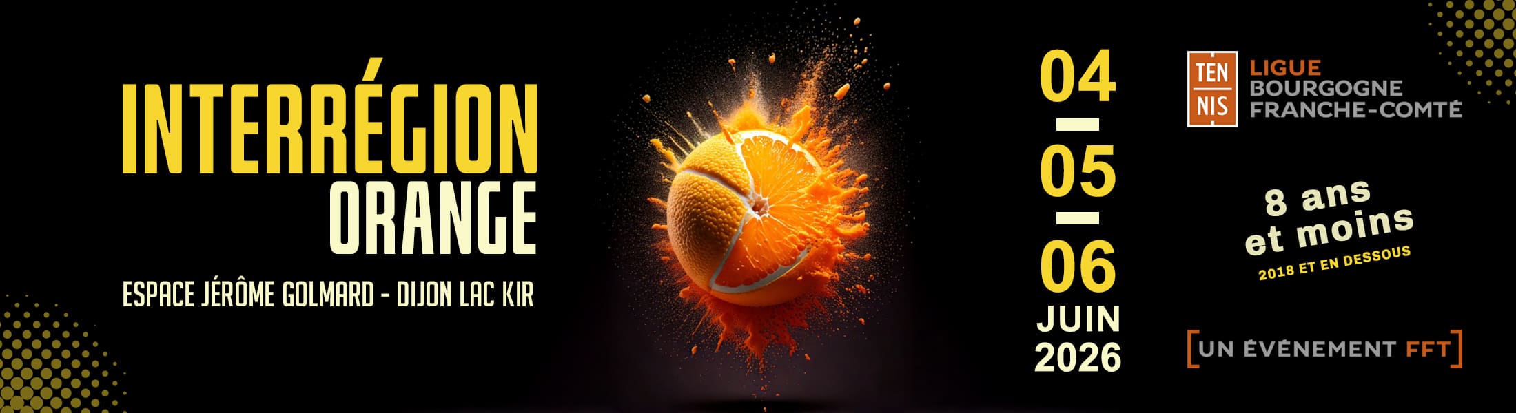 Interrégion Orange : Ligue Bourgogne-Franche-Comté de Tennis