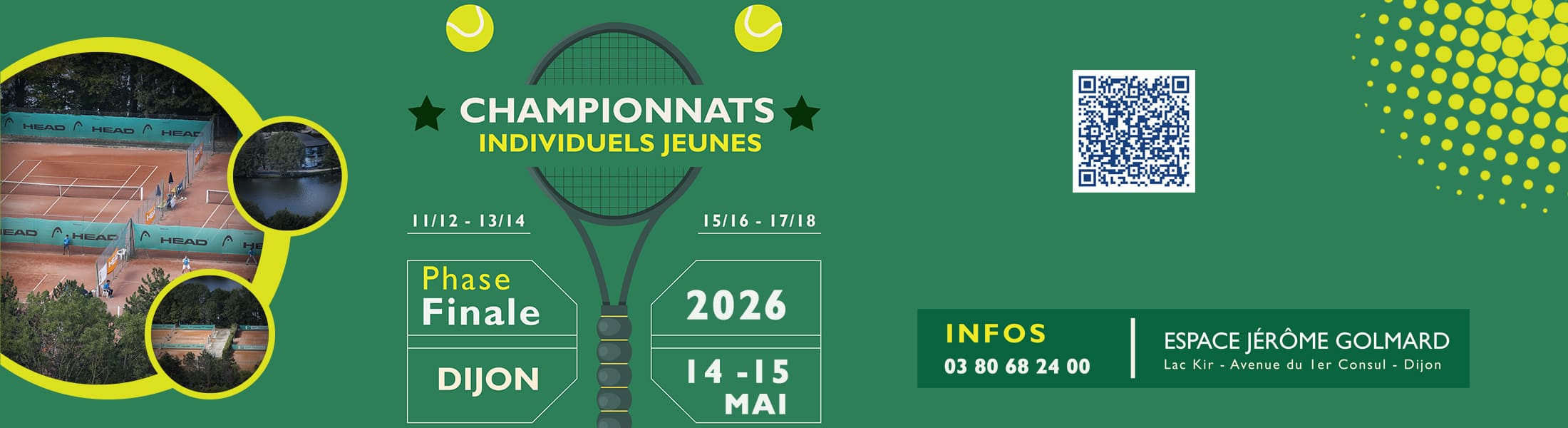 Championnats individuels Jeunes 2026 : Ligue BFC de Tennis