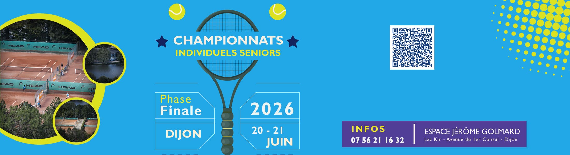 Championnats individuels Seniors 2026 : Ligue BFC de Tennis